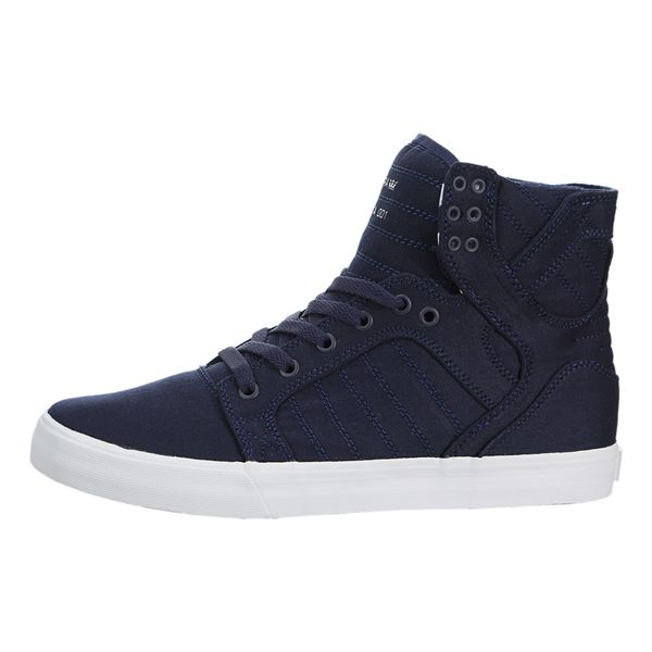 Supra Womens SkyTop High Top Shoes - Navy | Canada S1480-5K77